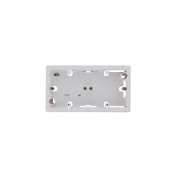 Legrand opbouwdoos 2-voudig met kabelinvoer - Valena Next Wit Opaal (776182)