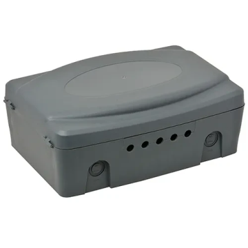 Aansluitbox voor stekkerdoos 345x210x125mm (LxBxH) grijs (44005)