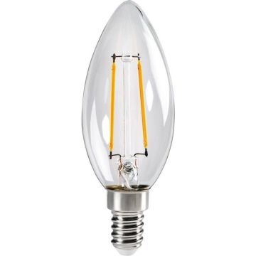 Kanlux LED lamp filament kaars E14 2.5W 250lm warm wit 2700K (29617)
