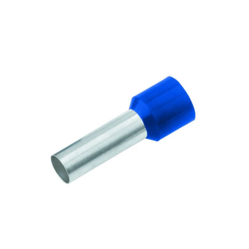 Cimco adereindhuls geïsoleerd 2.5mm2 hulslengte 8mm blauw - per 100 stuks (187016)