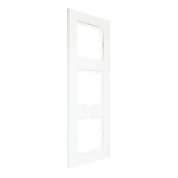 EMAT Quadro55 (by Kopp) afdekraam 3-voudig - zuiver wit mat (4088050)