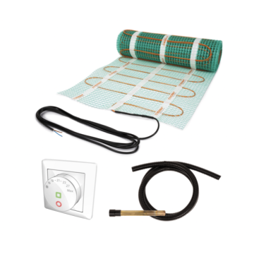 ETHERMA elektrische vloerverwarmingsmat 3m² 450W incl. thermostaat en 3 meter aansluitkabel (60062)