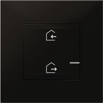 Legrand RF-bedieningswip voor scenario vertrek/aankomst - Valena Next with Netatmo Zwart Gefumeerd (741861)