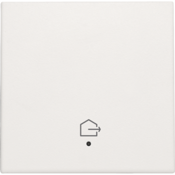 Niko afwerkingset 1-voudige schakelaar voor scenario woning verlaten - Niko Home Control Orginal White (101-32902)
