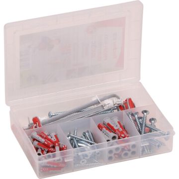 Fischer Profi-Box DuoPower en DuoTec Hollewandplug pluggen (541107)