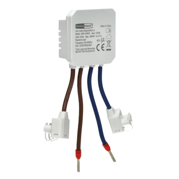 KLIKAANKLIKUIT mini-inbouwschakelaar voor stopcontact - AWS-3500S (70230)