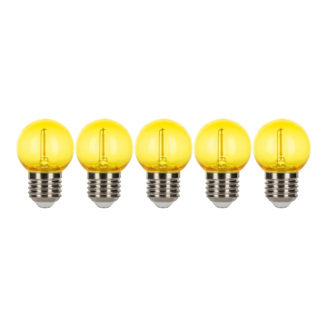 Bailey LED kogel E27 geel 0,6W 35lm IP44 ecopack (143039)