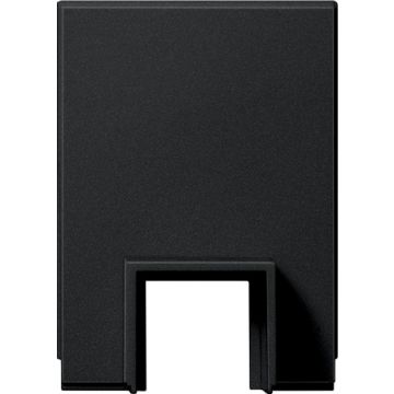 Gira adapter voor kabelinvoer voor kanaal 15 x 15mm - Systeem 55 zwart mat (1069005)