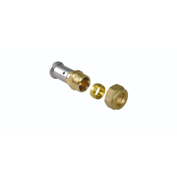 Henco schroefkoppeling pers x knelfitting 26mm x 22mm (30P-2622S)