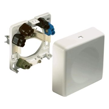 ABL fornuisaansluitdoos met klikbare klemmenbeugel opbouw tot 16A 5x2,5mm2 per 10 stuks (2505210)