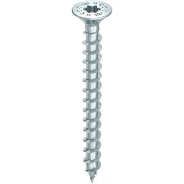 Heco spaanplaatschroeven TX30 met verzonken platkop 6.0x70mm - voldraad per 200 stuks (61072)