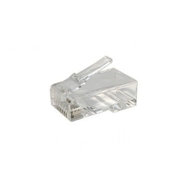 RJ45 connector CAT6 unshielded - alleen voor stugge kern - per 10 stuks (DC-RJ45-UTP6S-10)