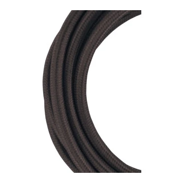 Bailey textielsnoer 3 meter 3x0.75 mm2 - bruin (141201)