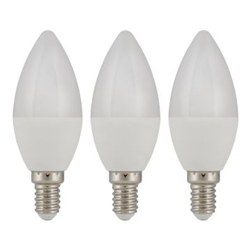 Bailey LED lamp bol E14 5.5W 470lm warm wit 2700K - per 3 stuks (145219)