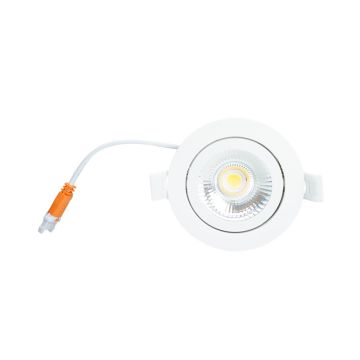 LED Republic waterdichte inbouwspot rond wit 5W 450lm 2000K-3000K DTW incl. driver IP65 zaagmaat Ø75mm - diameter 85mm