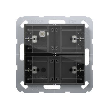 Gira sokkel 2-voudig tastsensor 4 Standaard voor KNX - Systeem 55 (501200)