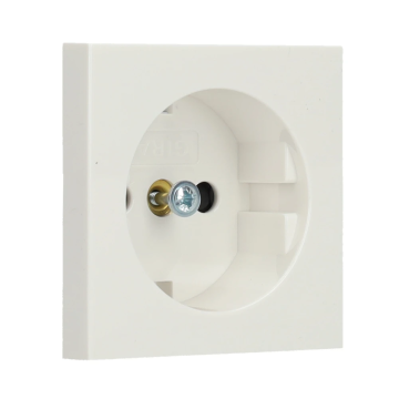 Gira centraalplaat wandcontactdoos - Systeem 55 - zuiver wit (492103)