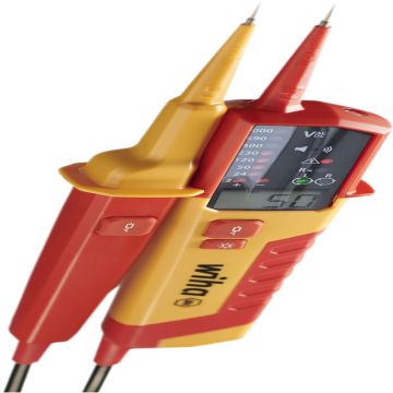 Wiha tweepolige spanningszoeker (duspol) en continuïteitstester 0,5-1000V AC CAT IV (45217)