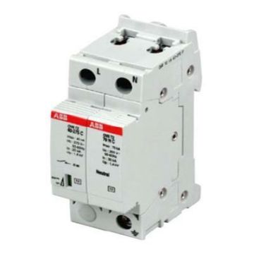 ABB overspanningsbeveiliging type 2 1-polig+nul (OVR T2 1N 40-275 P QS)