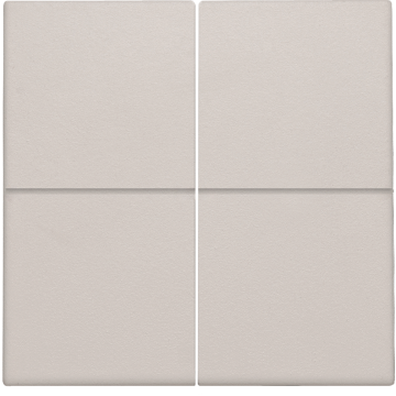 Niko afwerkingsset voor viervoudige elektronische schakelaar of drukknop - Light Grey (102-31008)