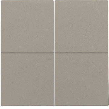 Niko afwerkingsset voor viervoudige elektronische schakelaar of drukknop, brons