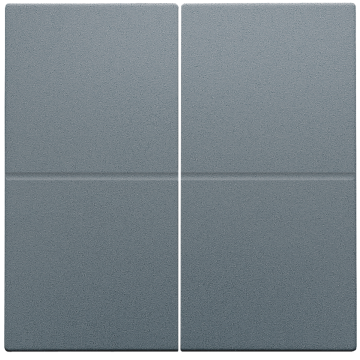 Niko afwerkingsset voor viervoudige elektronische schakelaar of drukknop - Blue Grey Coated (220-31008)