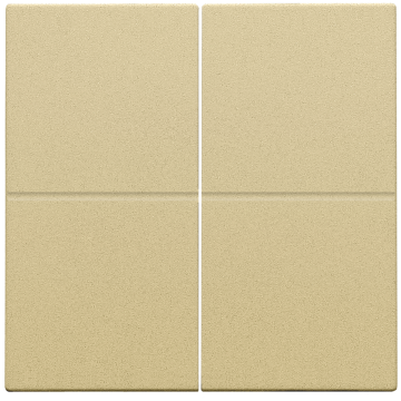 Niko afwerkingsset voor viervoudige elektronische schakelaar of drukknop, goudkleurig