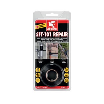 GRIFFON SFT-101 Repair universele zelf-fuserende elastische reparatietape 25mm - rol 3 meter (6311144)