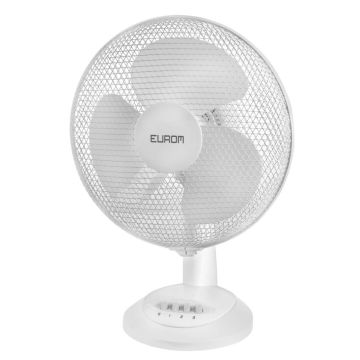 Eurom ventilator met zwenkfunctie 30cm - wit (385434)