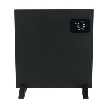 Eurom alutherm elektrische kachel 400W met WiFi en app - zwart (360523)