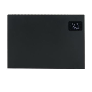 Eurom alutherm elektrische kachel 800W met WiFi en app - zwart (360547)