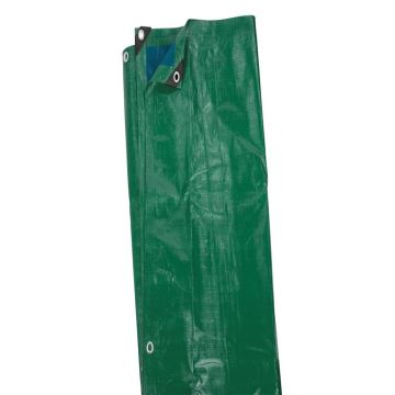 Kreator dekkleed afdekzeil 120 gram 2x3m - groen/blauw (KRT660201)