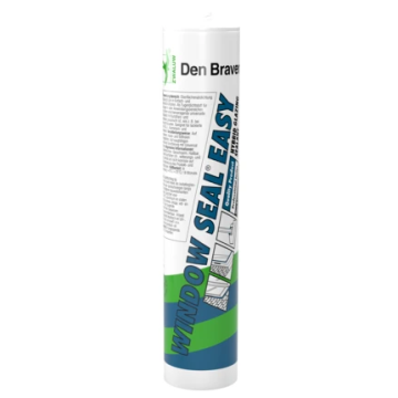 Den Braven Zwaluw Window Seal Easy overschilderbare hybride beglazingskit - koker 290ml - puur wit (30622996)