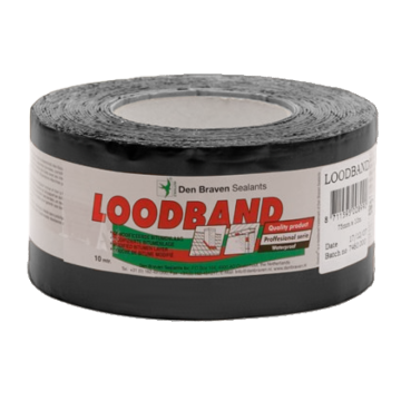 Den Braven Sealants loodband zelfklevende bitumineuze tape 50 mm - rol 10 meter - loodkleur (200419)