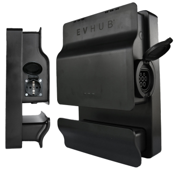 EVHUB laadpaal 11kW type 2 socket - zwart (LP-IWZ8KF8JDZ)