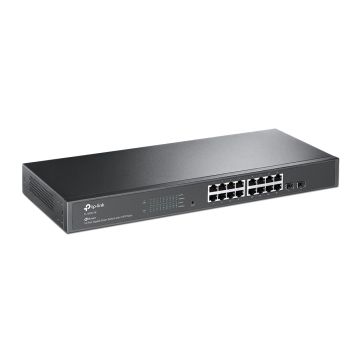 TP-LINK JETstream gigabit smart netwerk switch 16-poorts met 2 SFP ingangen (TL-SG2218)