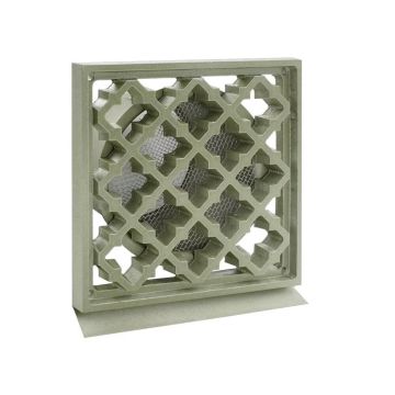 WEHA retro rooster vierkant Ø150mm - aluminium brons (20801150)