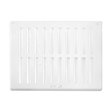 AIR CONTROL schuifrooster afsluitbaar 200x200mm kunststof - wit (20201071)