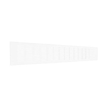 WEHA ventilatiestrip aluminium 600x100mm - wit (28616010 W)