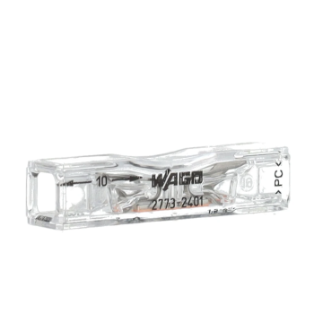 Wago steekklem 1-voudig 0,75-4 mm2 - per 100 stuks (2773-2401)