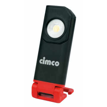 Cimco accu werklamp bouwlamp mini 6500K 350lm dimbaar met clip en magneet IP54/IK07 (111575)