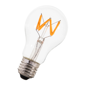 Bailey LED lamp filament peer E27 5.2W 370lm flame wit 2200K dimbaar (80100036361)