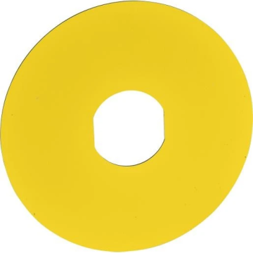 Schneider Electric Harmony ZBY etiket voor noodstop Ø60mm rond - geel (ZBY9101)