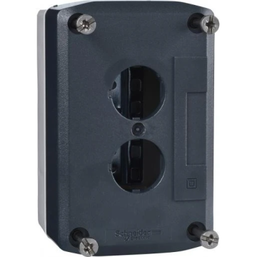 Schneider Electric Harmony XALD lege drukknopkast 2 gaten - grijs (XALD02)