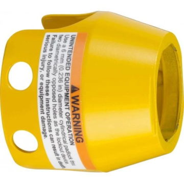 Schneider Electric Harmony XB4 beschermingskraag voor Ø40mm vuistslagknop - geel (ZBZ1605)
