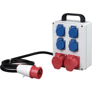 Kopp 6-voudige verdeelkast 16A 5-polig 400V IP44 (128902004)