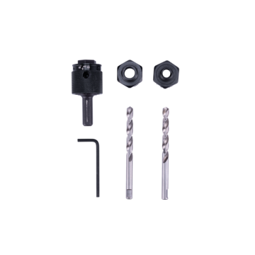 TIP snelwisselsysteem klokboorhouder quicklock incl centreerboren en adapters 14-152mm (TGZH-QL14-152)