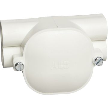 ABB trekdoos 2x(2x16) mm met deksel gerecycled kunststof (4207-D S)