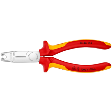KNIPEX striptang slanke kop VDE 165mm (13 46 165)