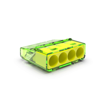 Conex transparante lasklem 4-voudig massief 0.2-2.5mm2 per 75 stuks (CH 2140)